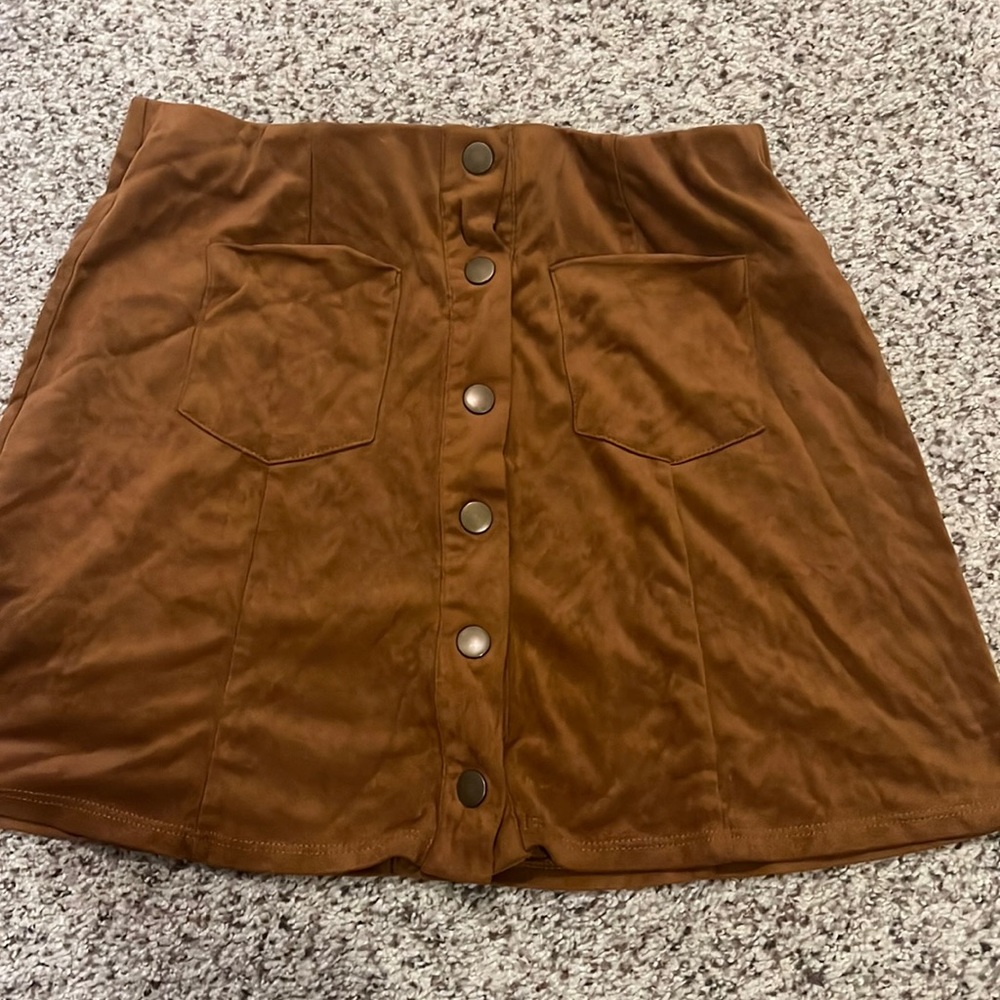 Medium forever21 suede skirt medium